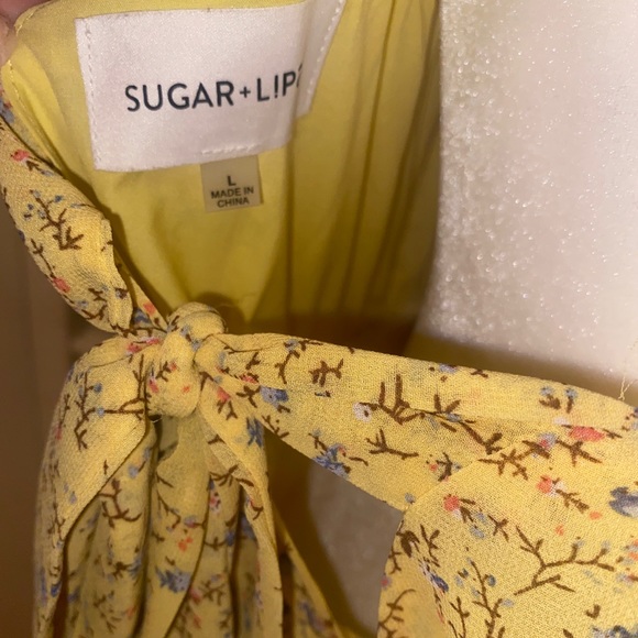 💛🌷yellow tiered midi dress - Picture 5 of 7